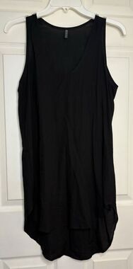 Revolve Riller & Fount Women Black Casual Tank Dress Size 0 XS Soft Stretch USA